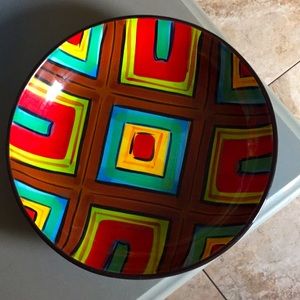 Bright colored Southern living Gail Pittman bowl